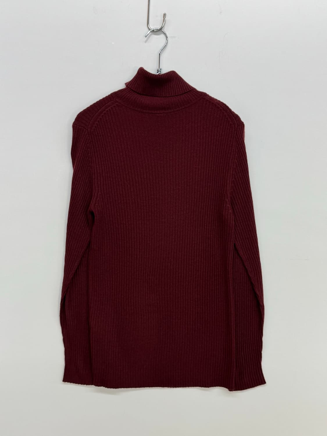 UNIQLO 유니클로 목폴라 니트 버건디 상품이미지2
