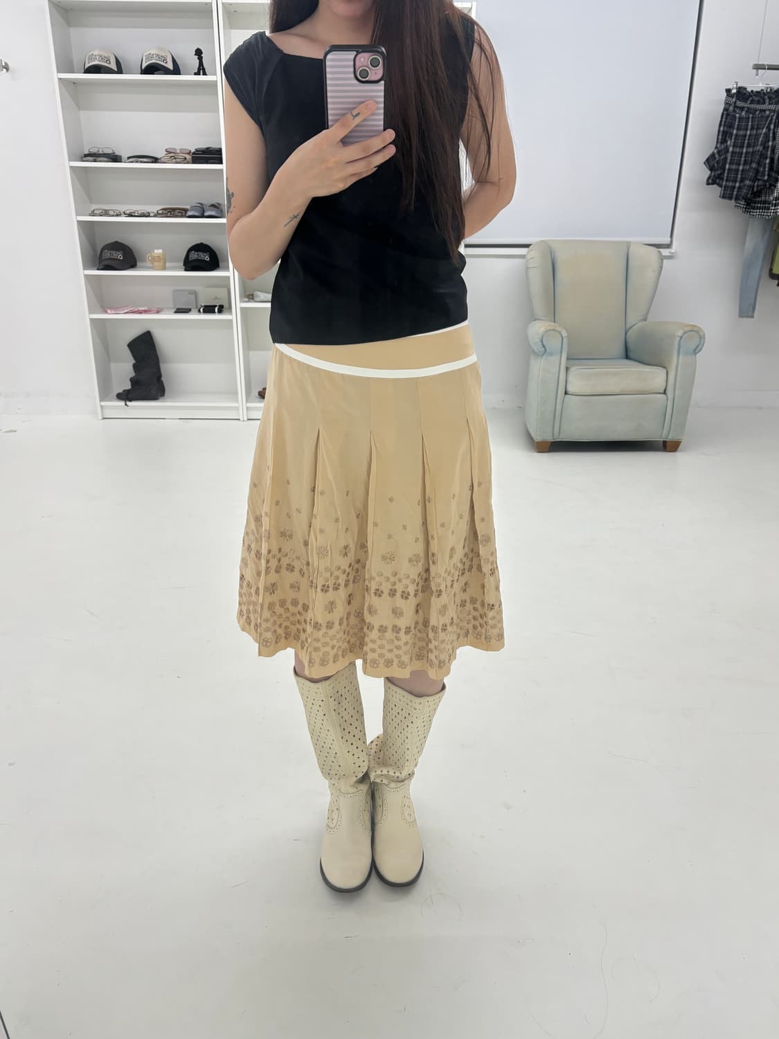 Courreges 미디 스커트 상품이미지6