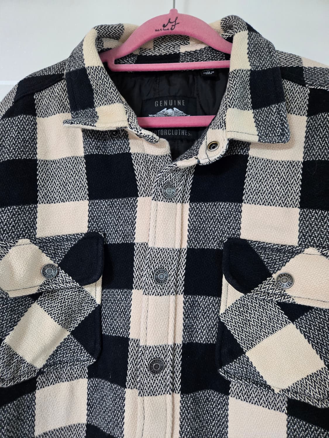 할리데이비슨 체크 셔켓 상품이미지2