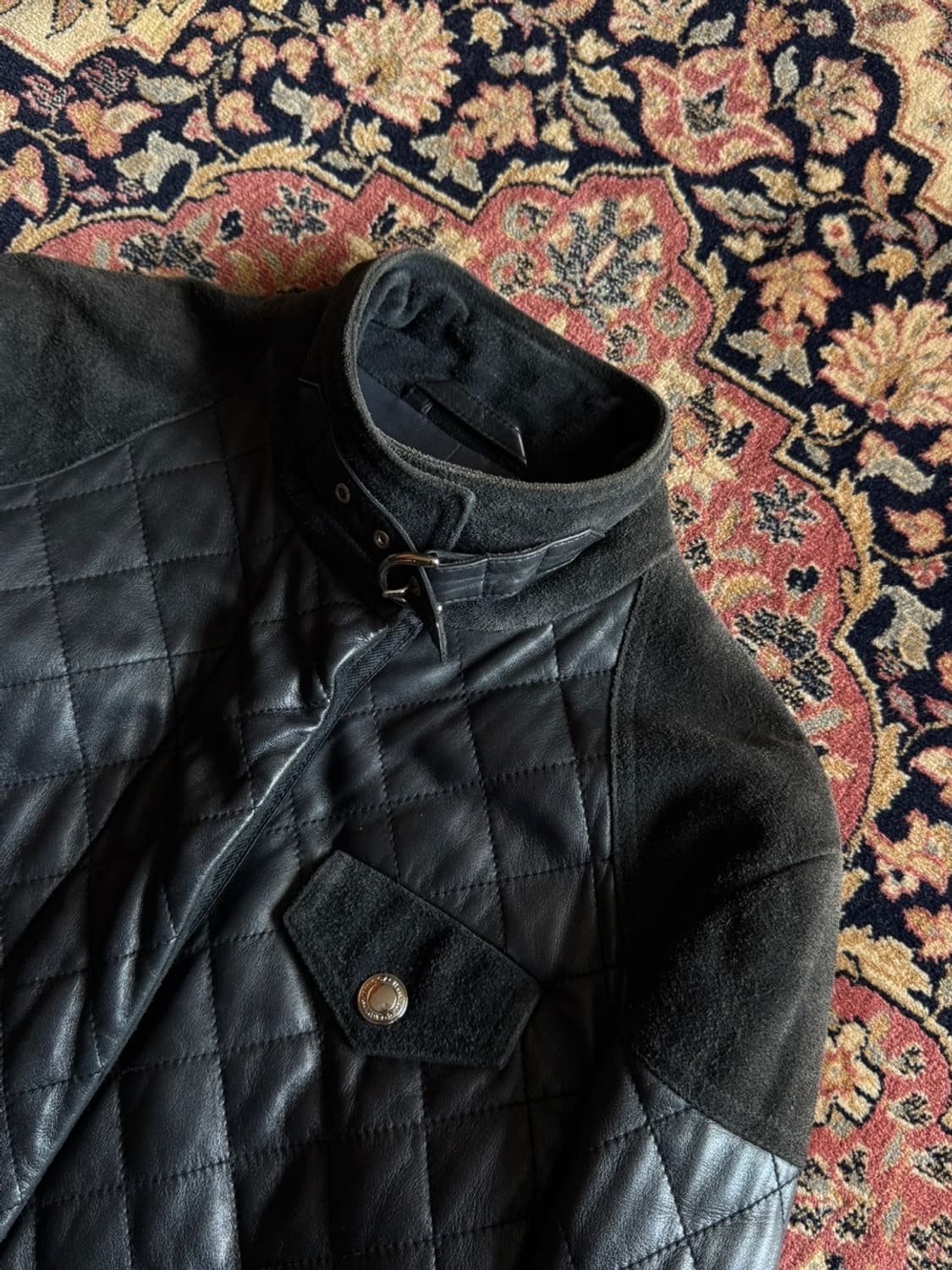 코치 램스킨 스웨이드 레더 아웃도어 자켓 55~66 상품이미지5