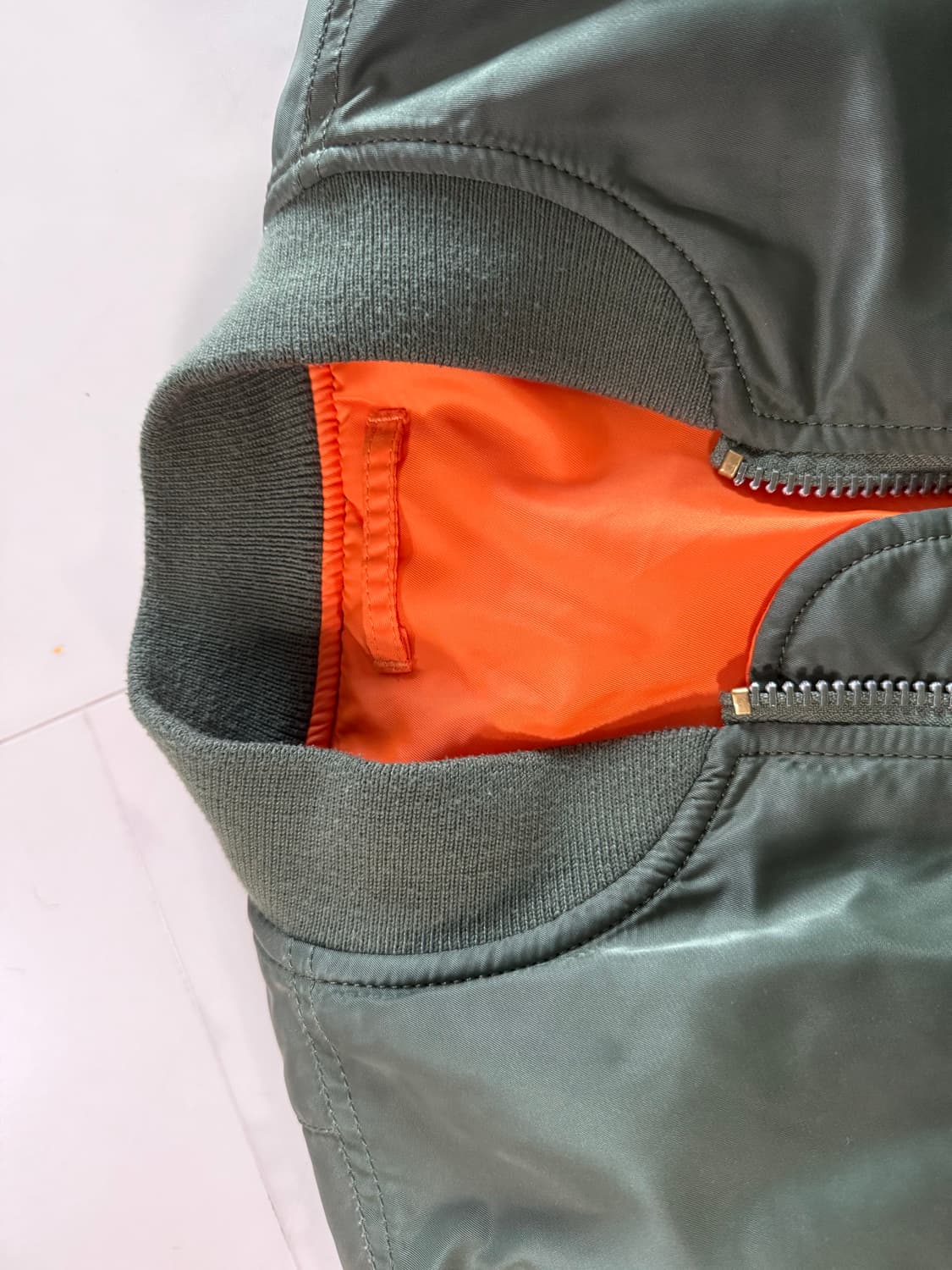 Alpha industries 알파 인더스트리 MA-1 세이지 그린 상품이미지4