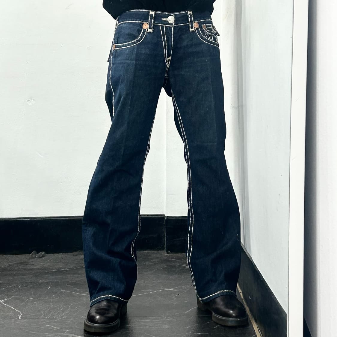 트루릴리전 월드투어 부츠컷 데님 팬츠 상품이미지2