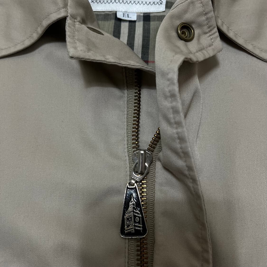 런던 포그 London Fog 남성 체크안감 로고 빈티지자켓 XL(105 상품이미지4