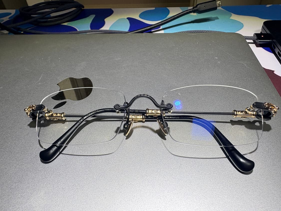 크롬하츠 필스 3 매트블랙 18k도금 금장식 상품이미지2