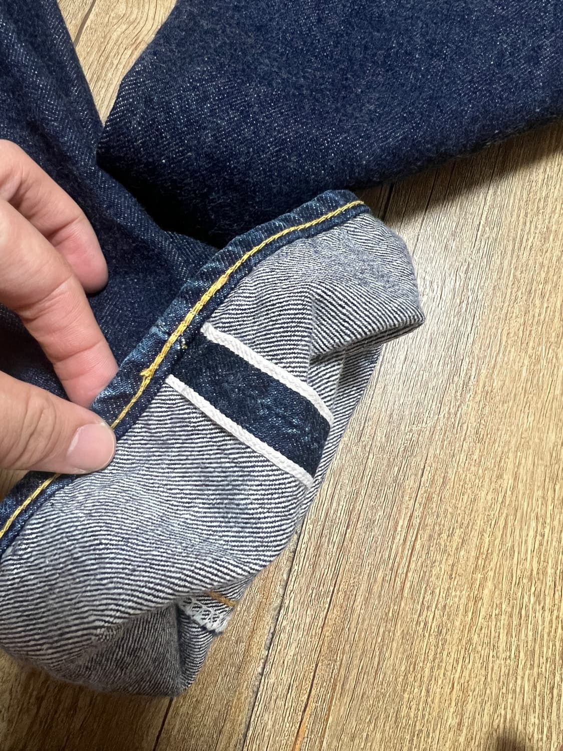 택포15) 풀카운트 1101w 셀비지 데님팬츠 30x32 상품이미지5