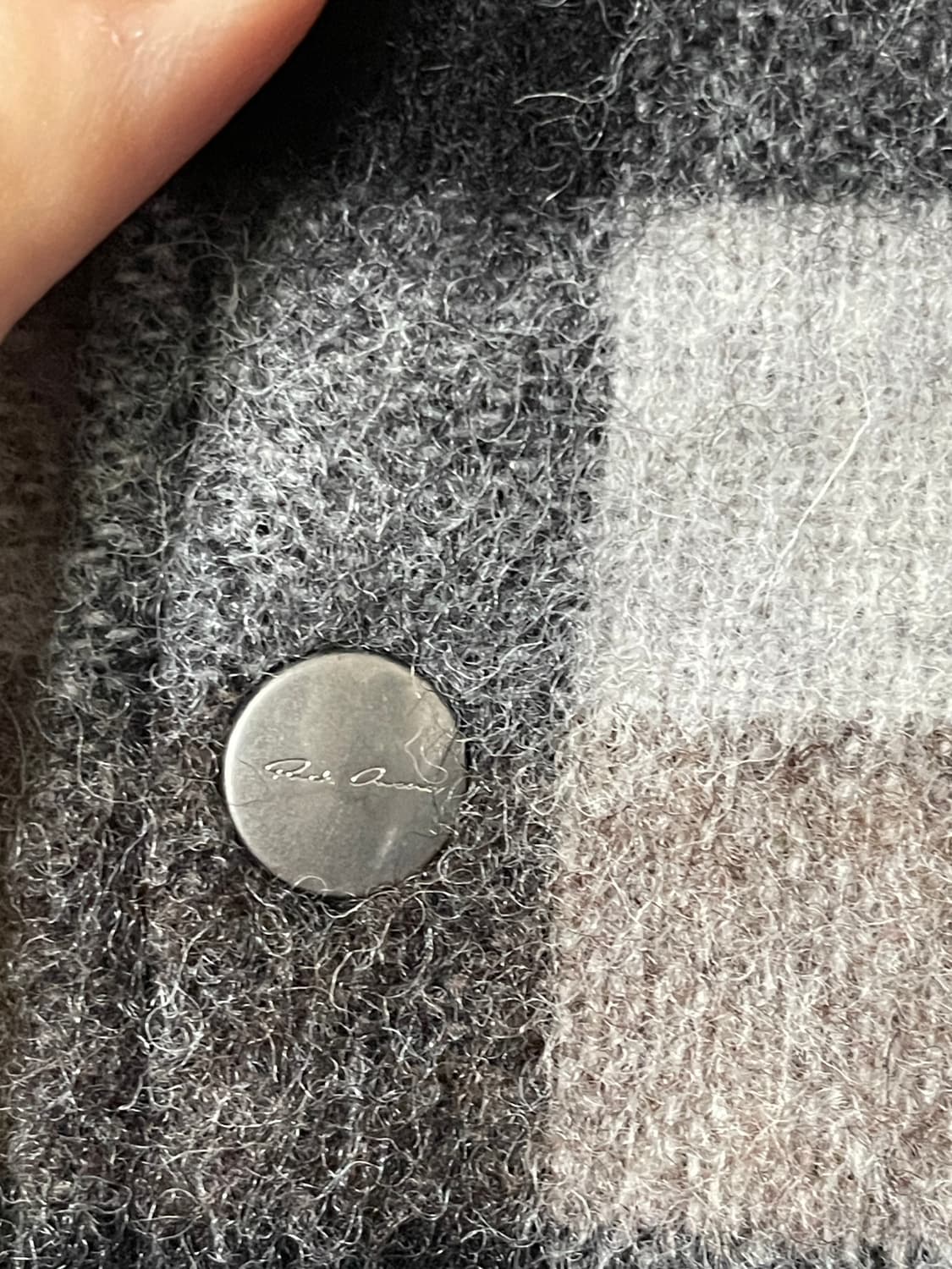 [48] 릭오웬스 울 플란넬 오버셔츠 상품이미지2