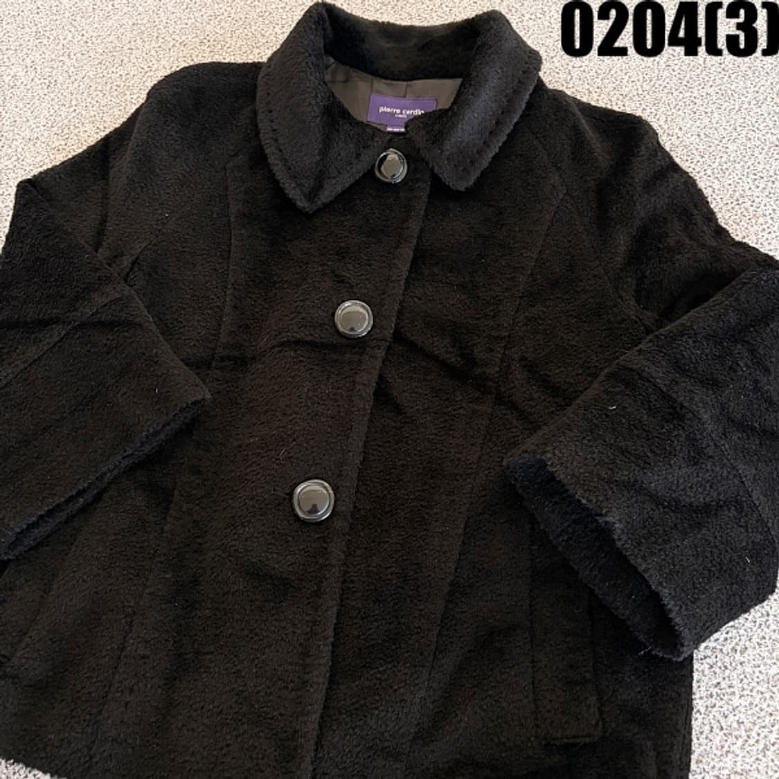 [88-100-150] 피에르가르뎅 여성 울혼방 코트 0204(3) 상품이미지2