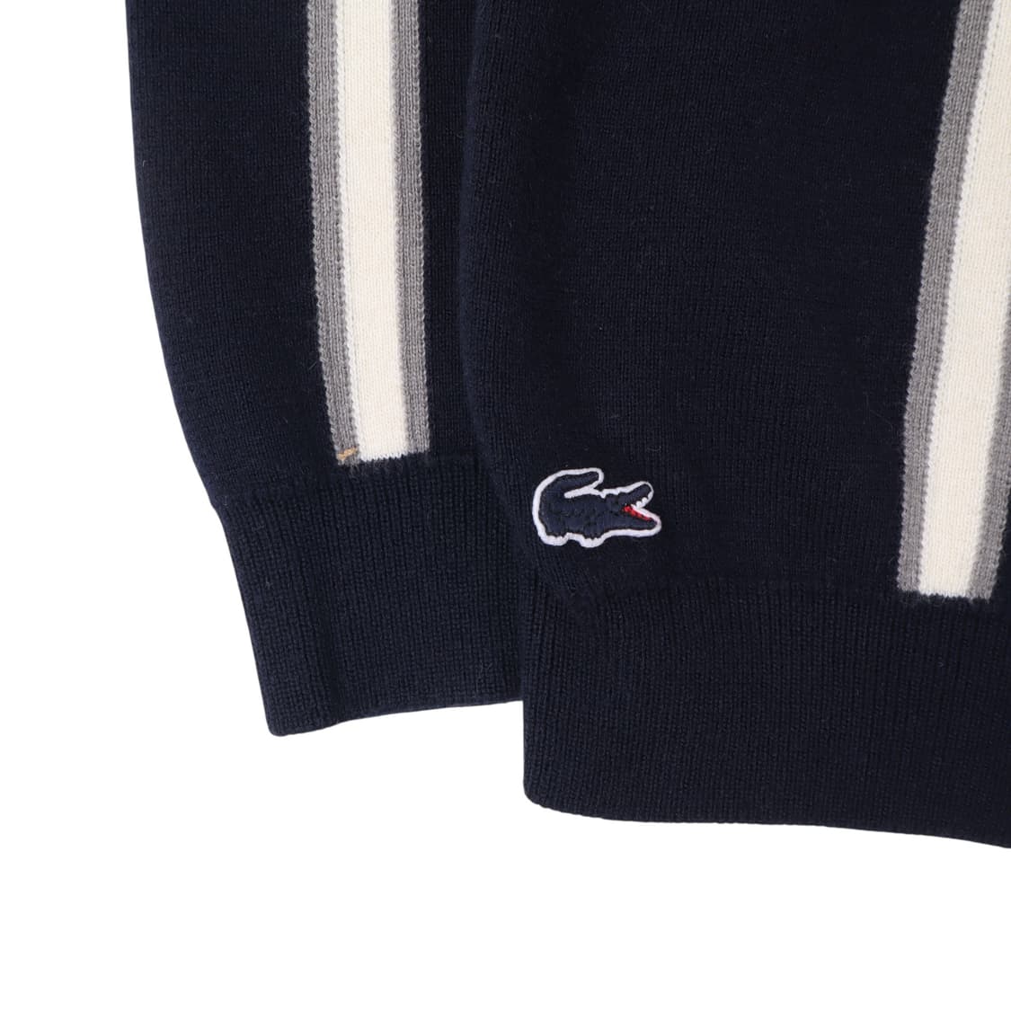 라코스테 스트라이프 울 니트 스웨터 상품이미지4