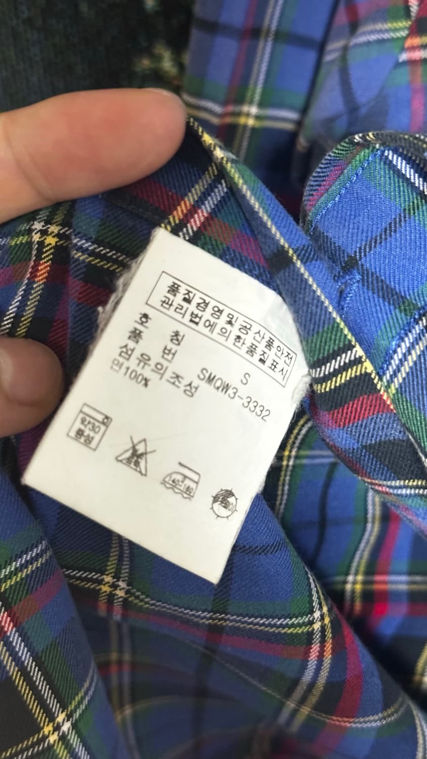 폴로 랄프로렌 체크 셔츠 S 상품이미지4