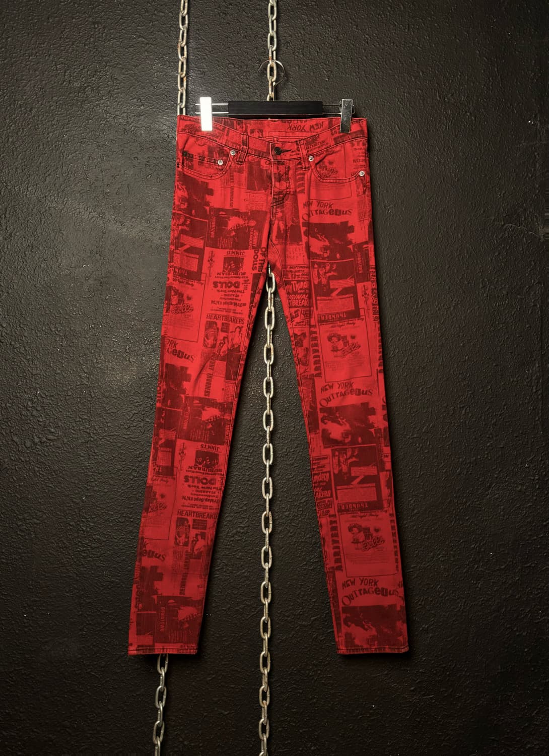 HYSTERIC GLAMOUR x NEWYORK DOLLS 스키니진 상품이미지2