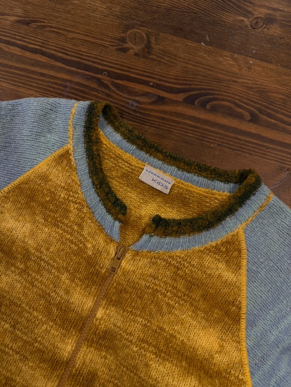 미쏘니 짚업 니트 가디건 66~77 상품이미지7