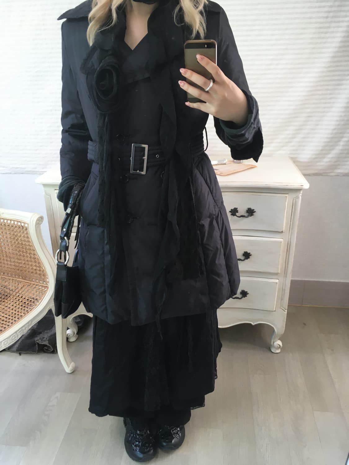 courreges belted long padded jacket 상품이미지2