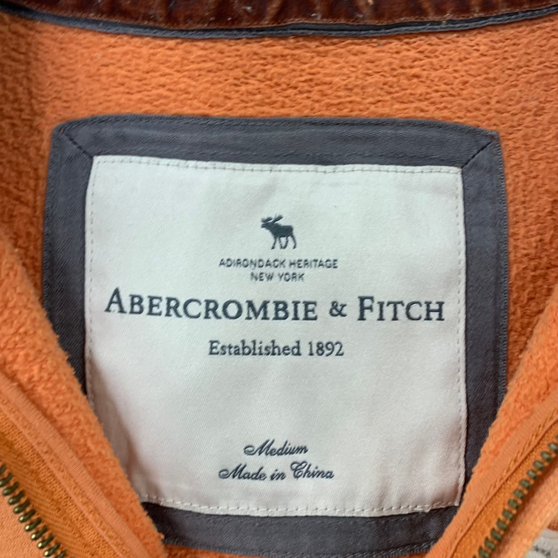 아베크롬비 y2k 와투케 캐럿 후드집업 상품이미지7