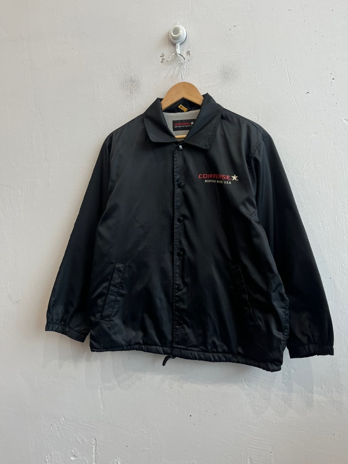 컨버스 재팬 코치자켓 블랙 상품이미지1