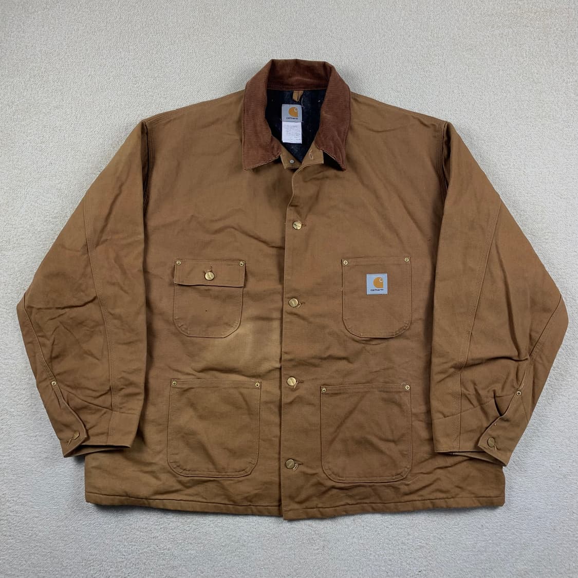 칼하트 패치로고 된장 액티브 덕 초어자켓  상품이미지1