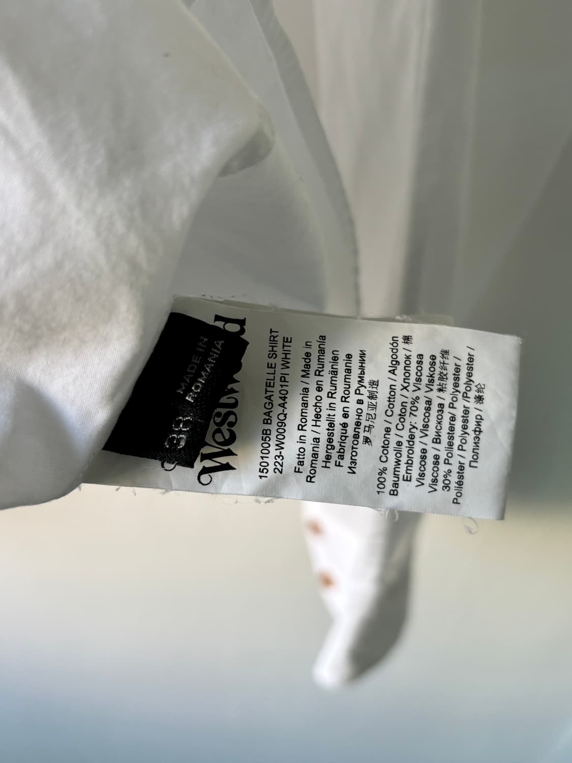 비비안웨스트우드 오버 셔츠  상품이미지8