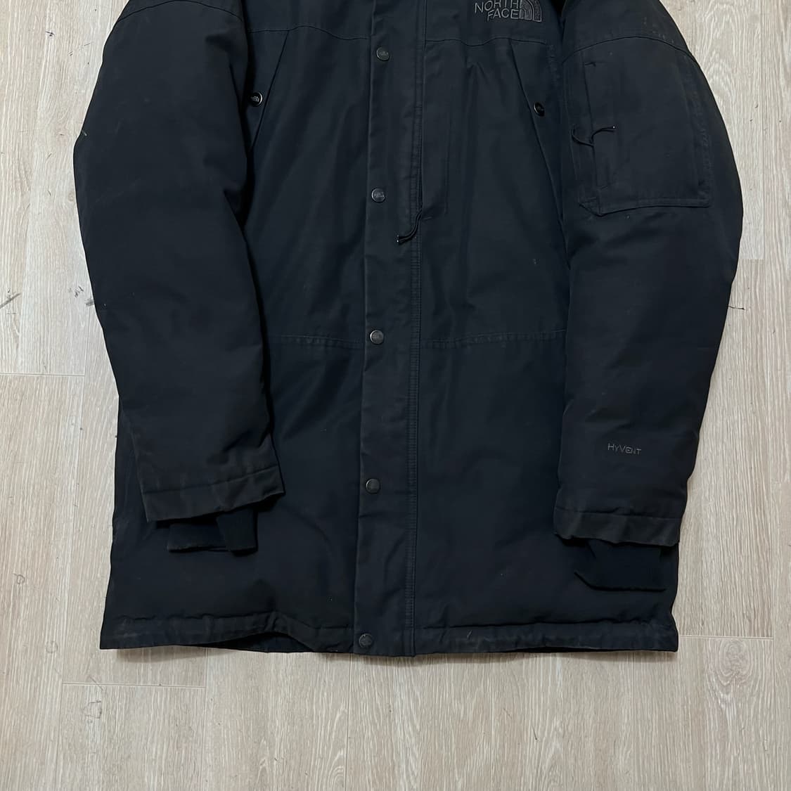 노스페이스 남성 후드 구스다운 하이벤트 롱패딩 M/95  상품이미지4