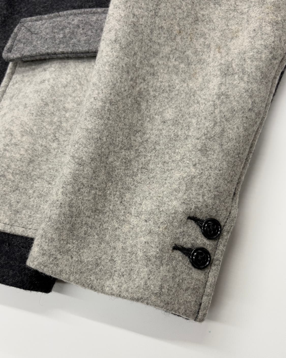Woolrich 울리치 컬러블럭 투버튼 울 블레이져 상품이미지6