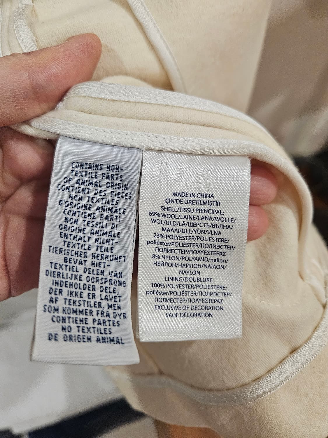 폴로랄프로렌 아이보리 코트블레이져 자켓2사이즈 상품이미지8