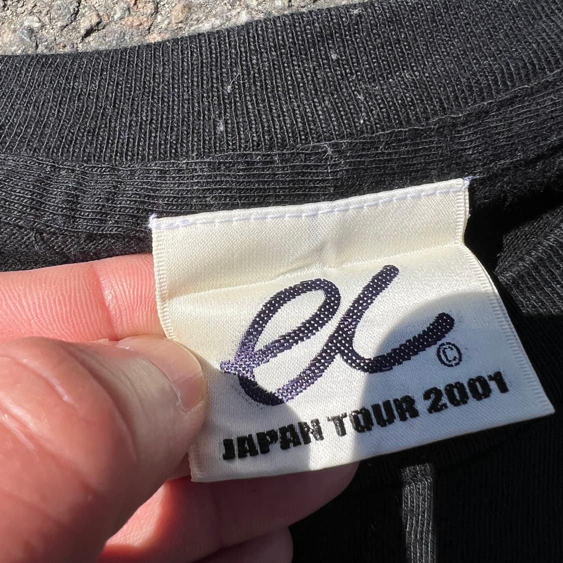 2001 에릭 클랩튼 렙타일 재팬 투어 티셔츠 상품이미지7