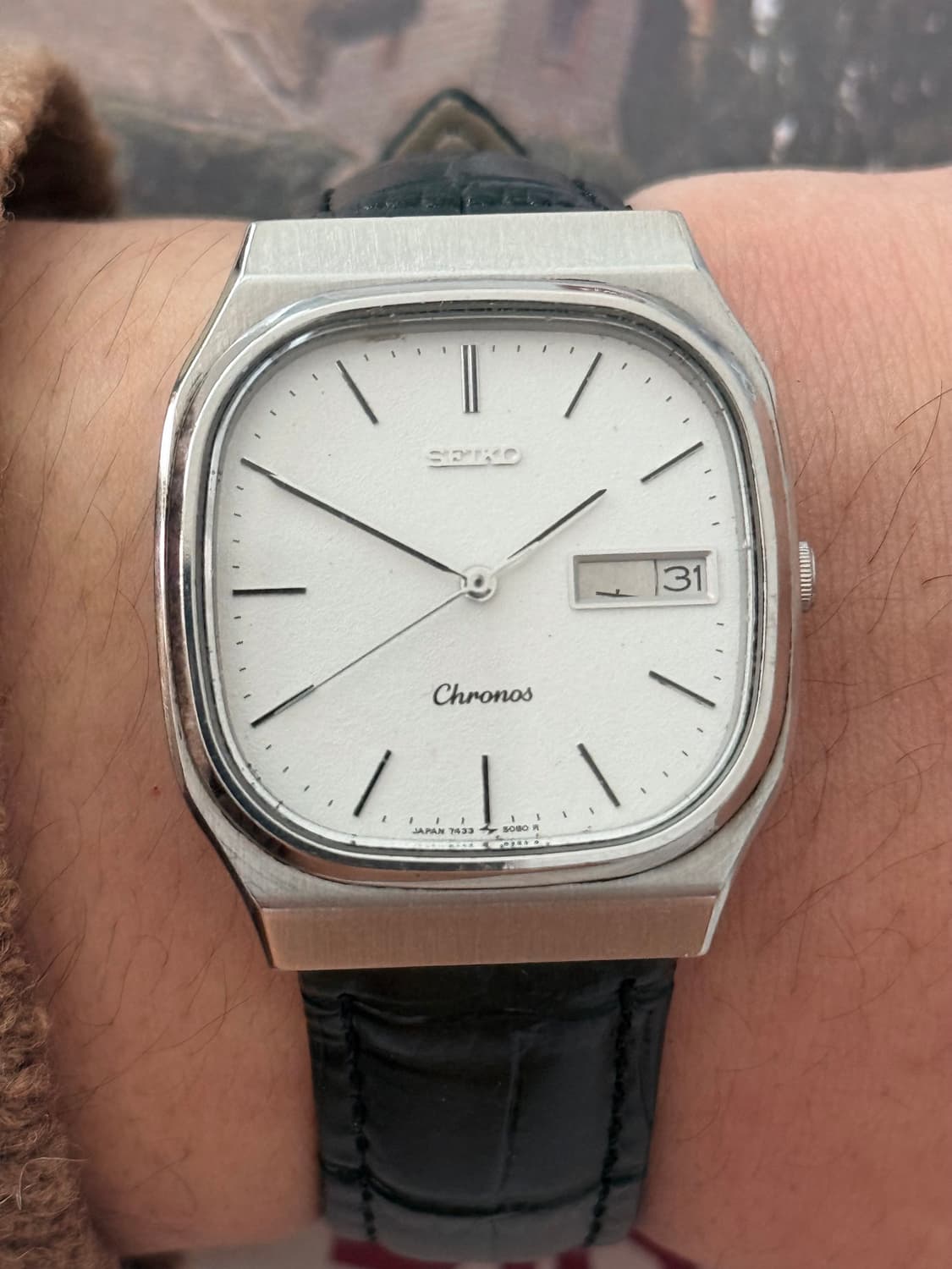 Seiko 세이코 Chronos 쿼츠 Day-Date 상품이미지7