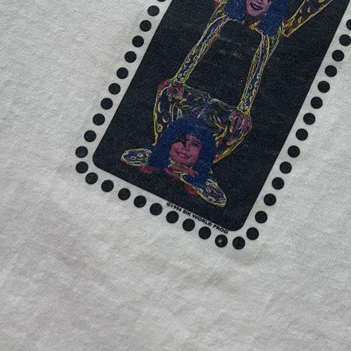 90s USA 식월드 키스 패러디 빈티지 싱글스티치 티셔츠 XL 상품이미지4