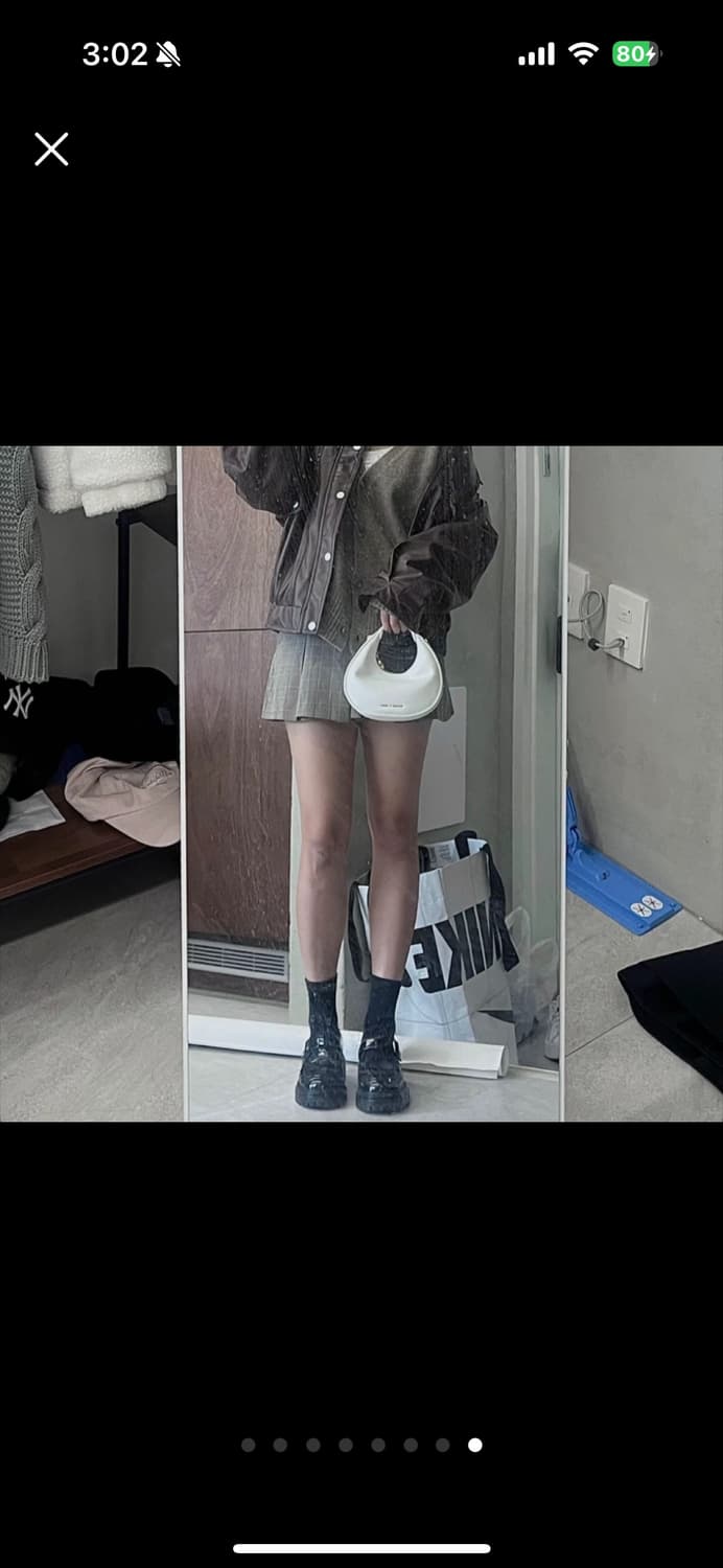 찰스앤키스 화이트 숄더 호보백 상품이미지8