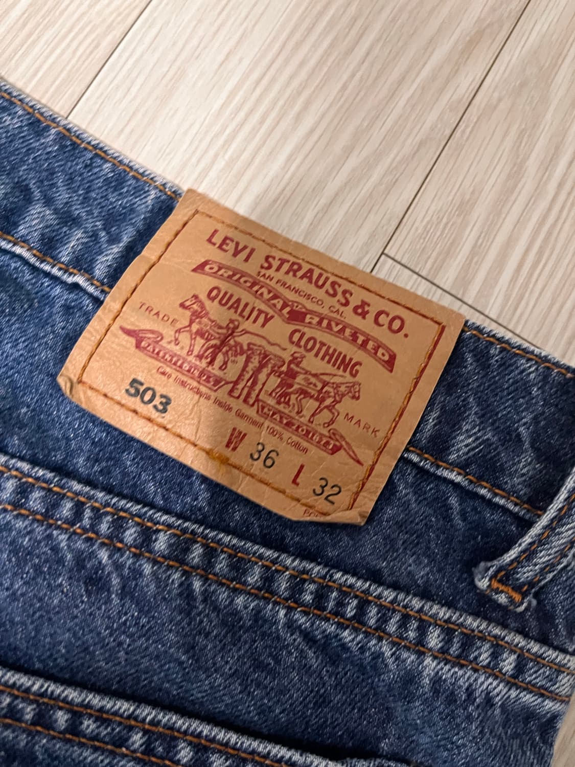 리바이스 503 34x32 상품이미지3