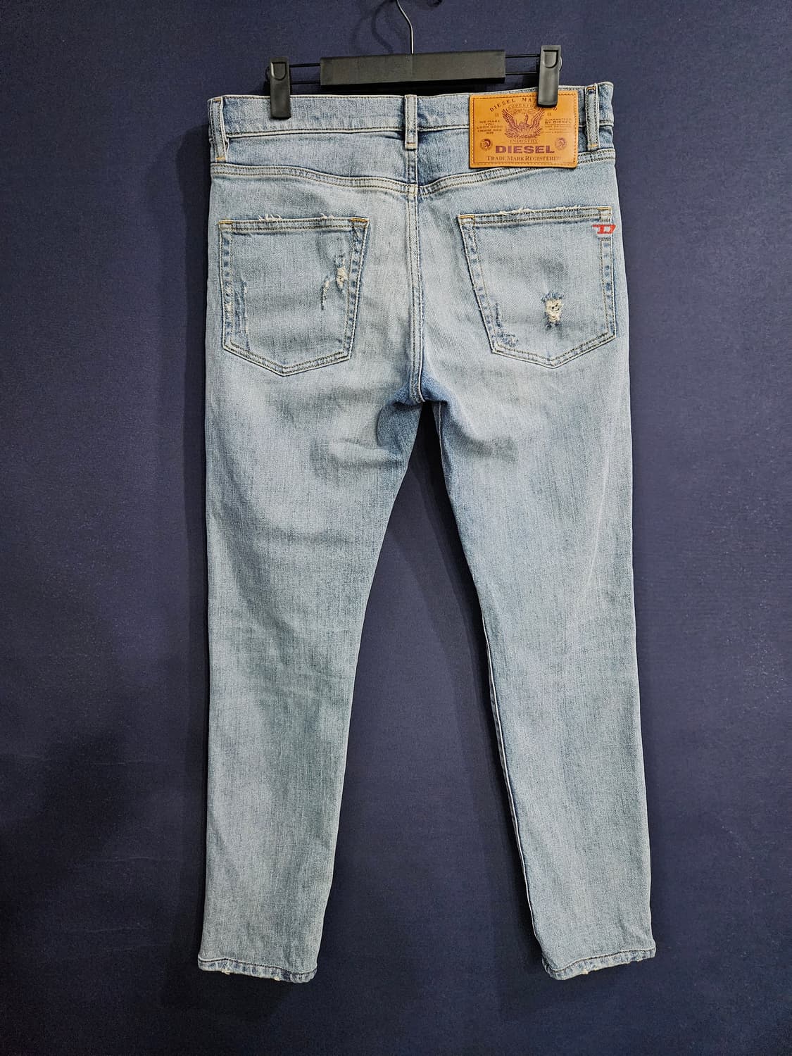 디젤 라이트블루 남성 슬림핏 허리 31 빈티지 데님팬츠  상품이미지2
