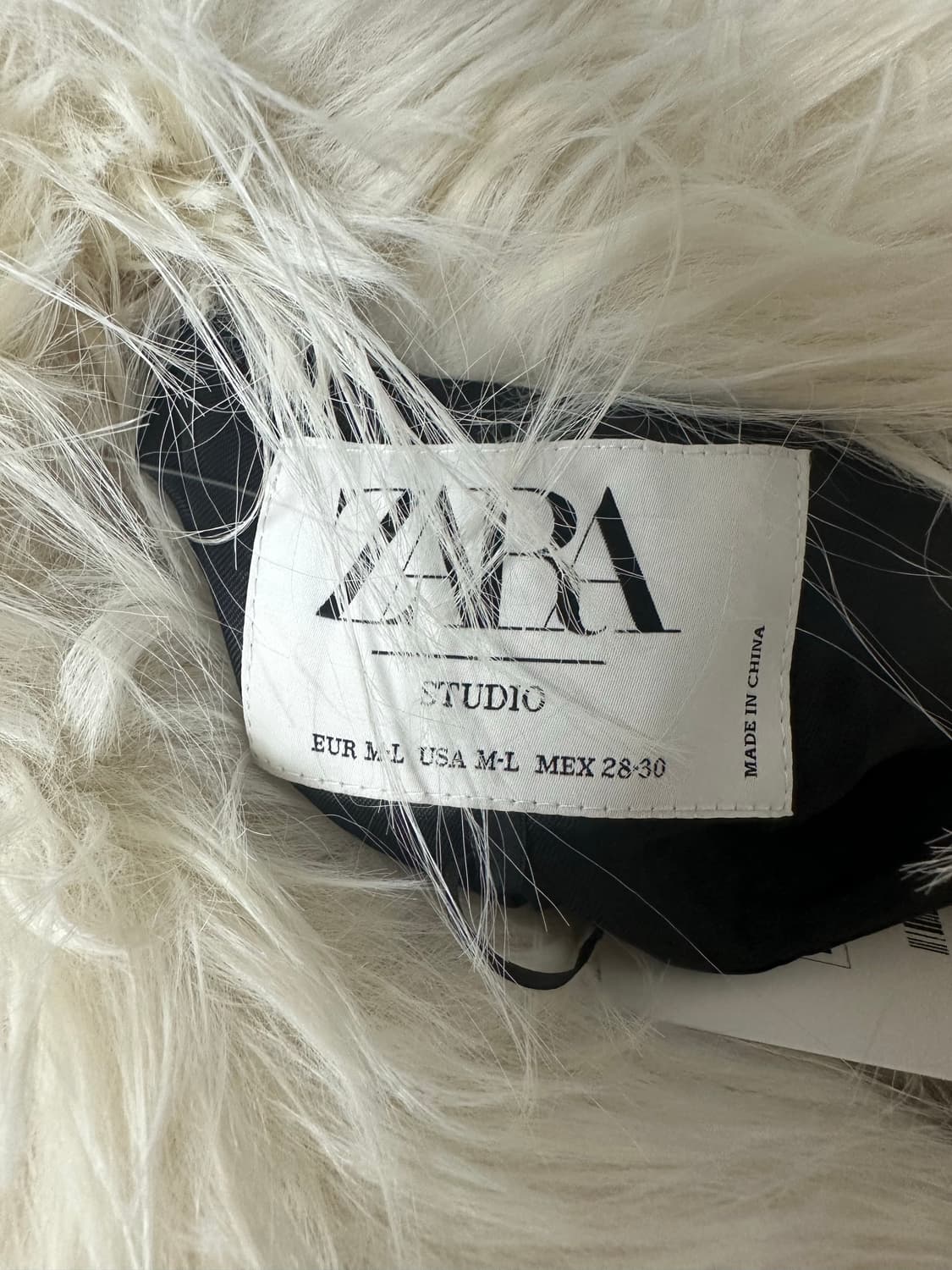 zara FAUX 퍼 털 코트 리미티드 에디션 상품이미지1