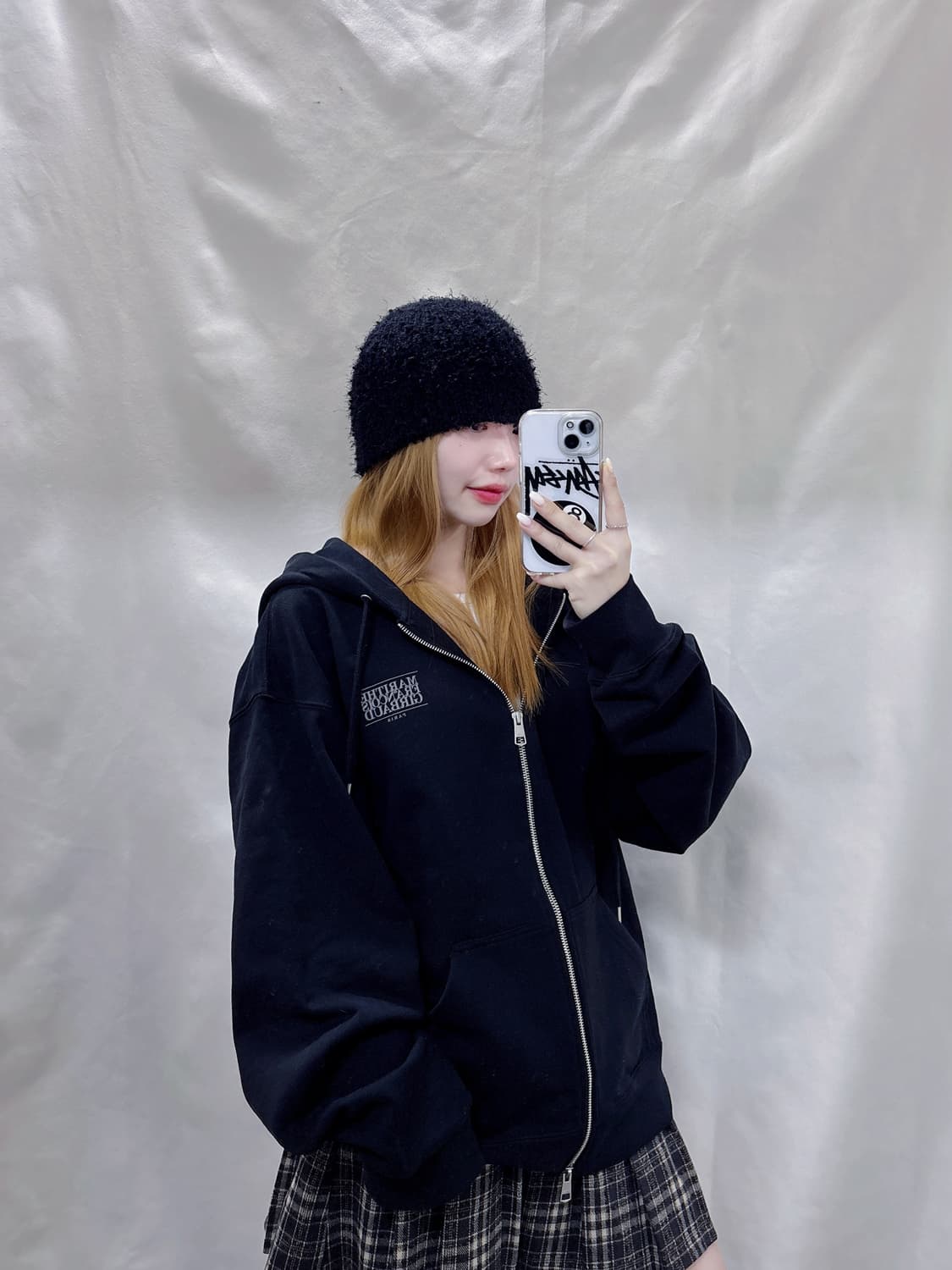 마리떼 프랑소와저버 빅로고 후드집업  상품이미지5