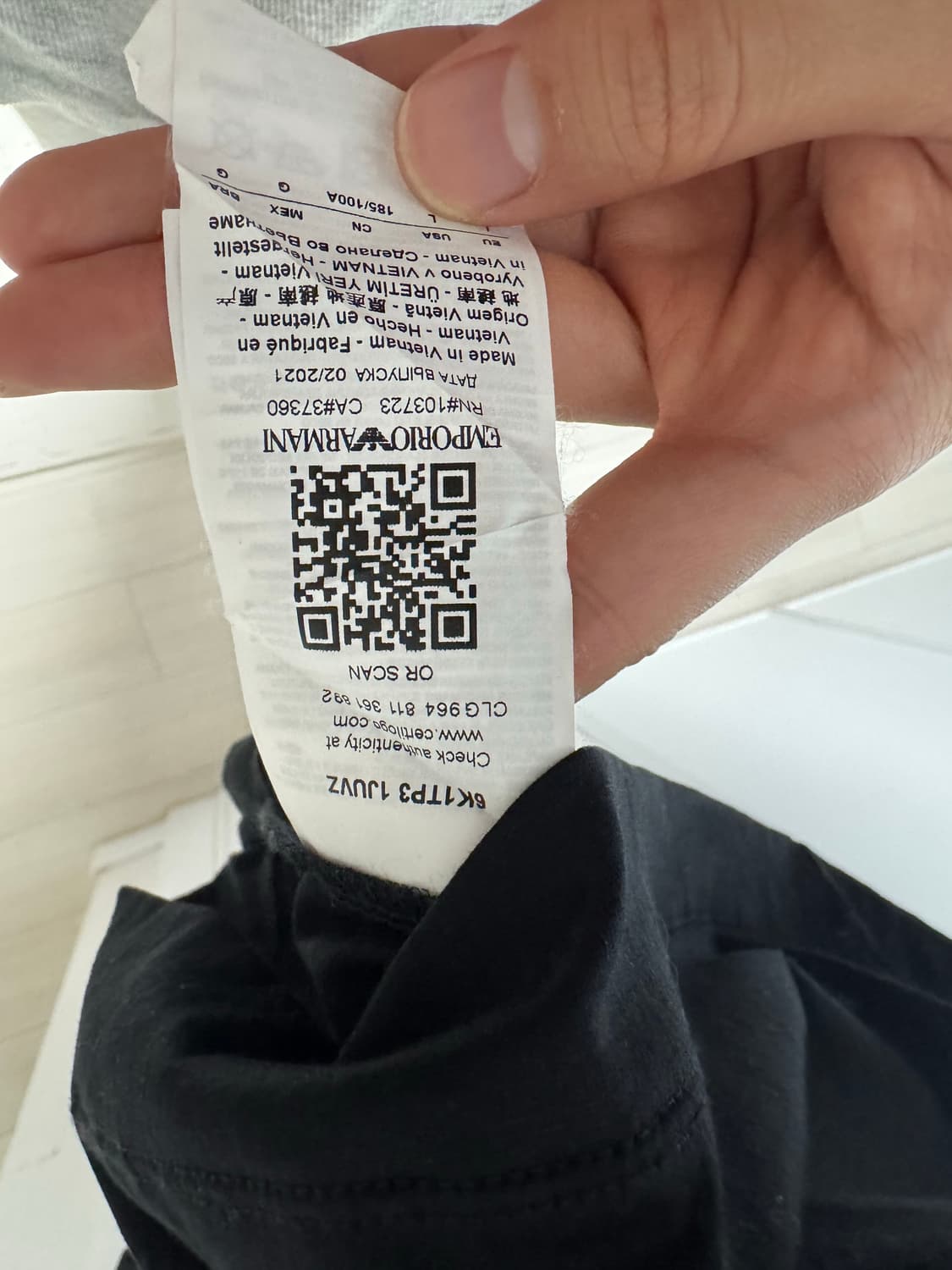 엠포리오 아르마니 긴팔 상품이미지5