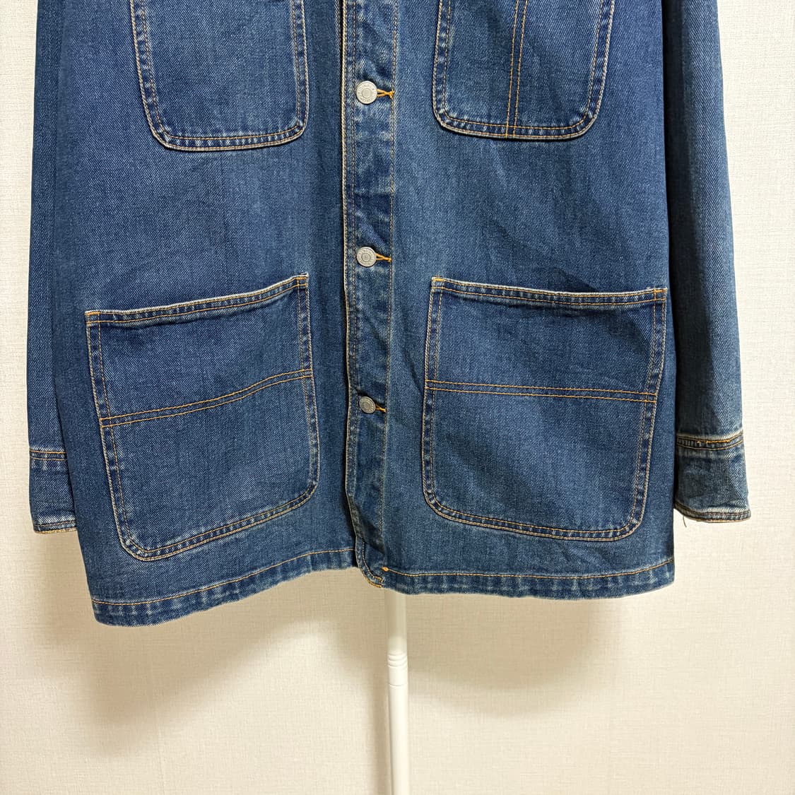 유니클로 데님 초어자켓 / 진청, M 상품이미지3