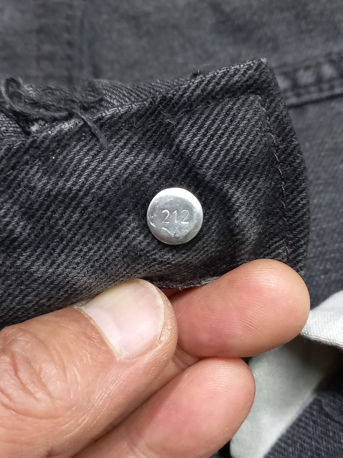 32 90's 리바이스505 RedPont 일자진 블랙 32-316 상품이미지8