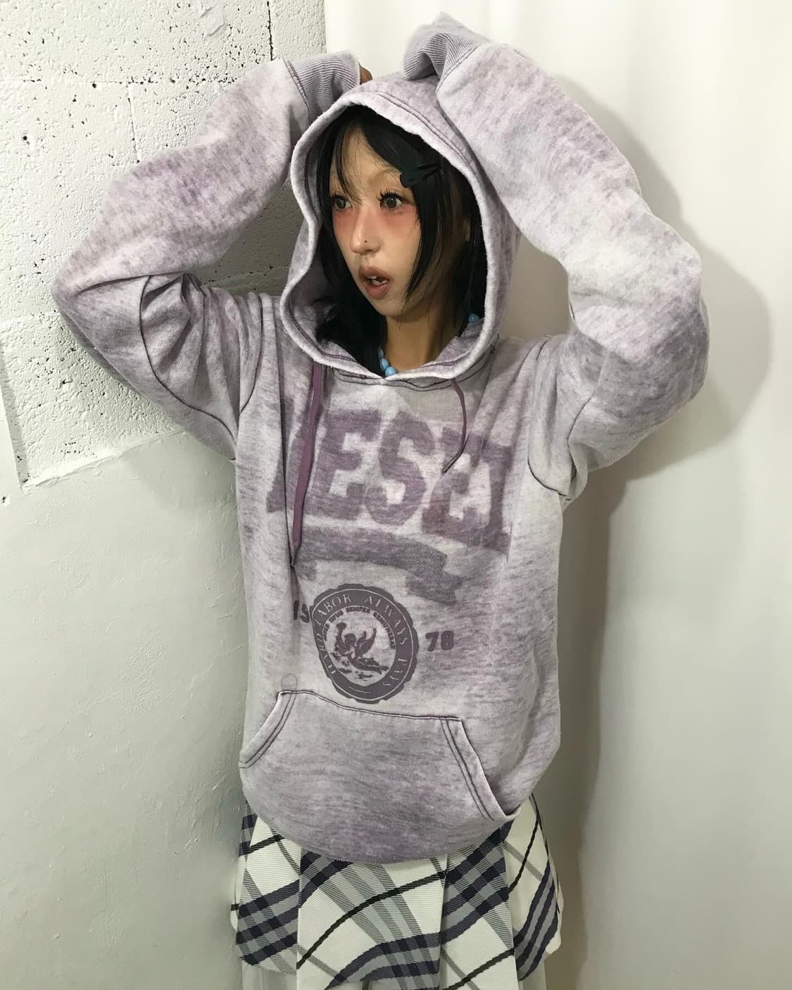 Diesel Washed Logo Hoodie 상품이미지1