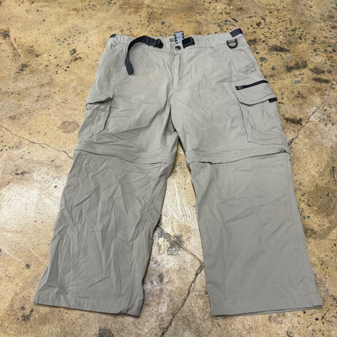 [정품/XL×30] B.C. CLOTHING 그레이 카고 투웨이 팬츠 상품이미지2
