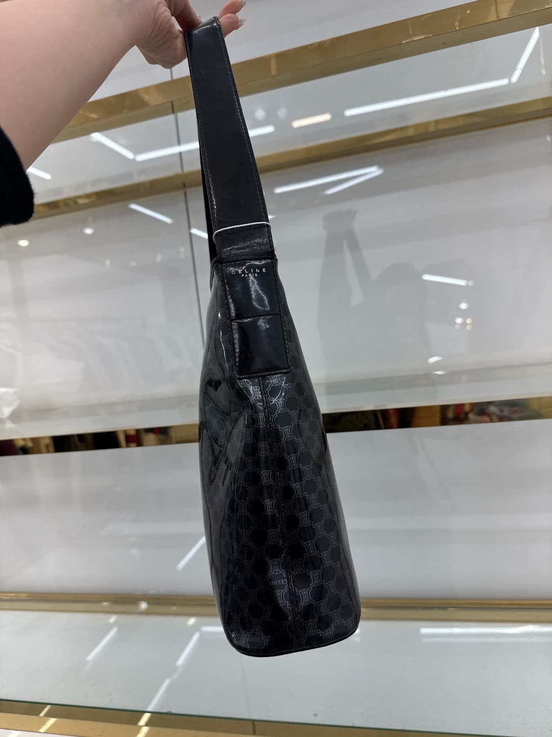 셀린느 블랙 마카담 숄더백 상품이미지2