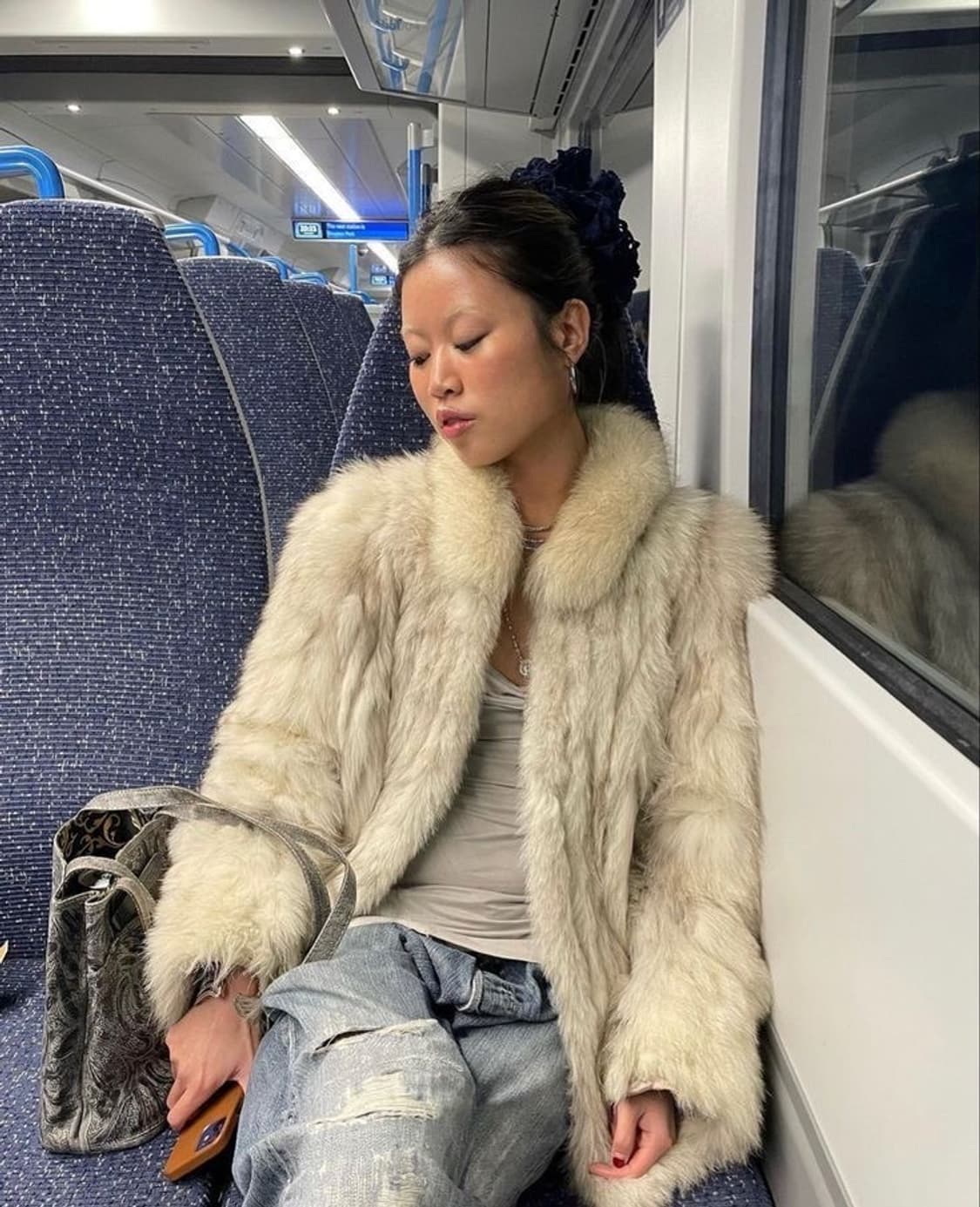 빈티지 폭스퍼 크림 상품이미지1