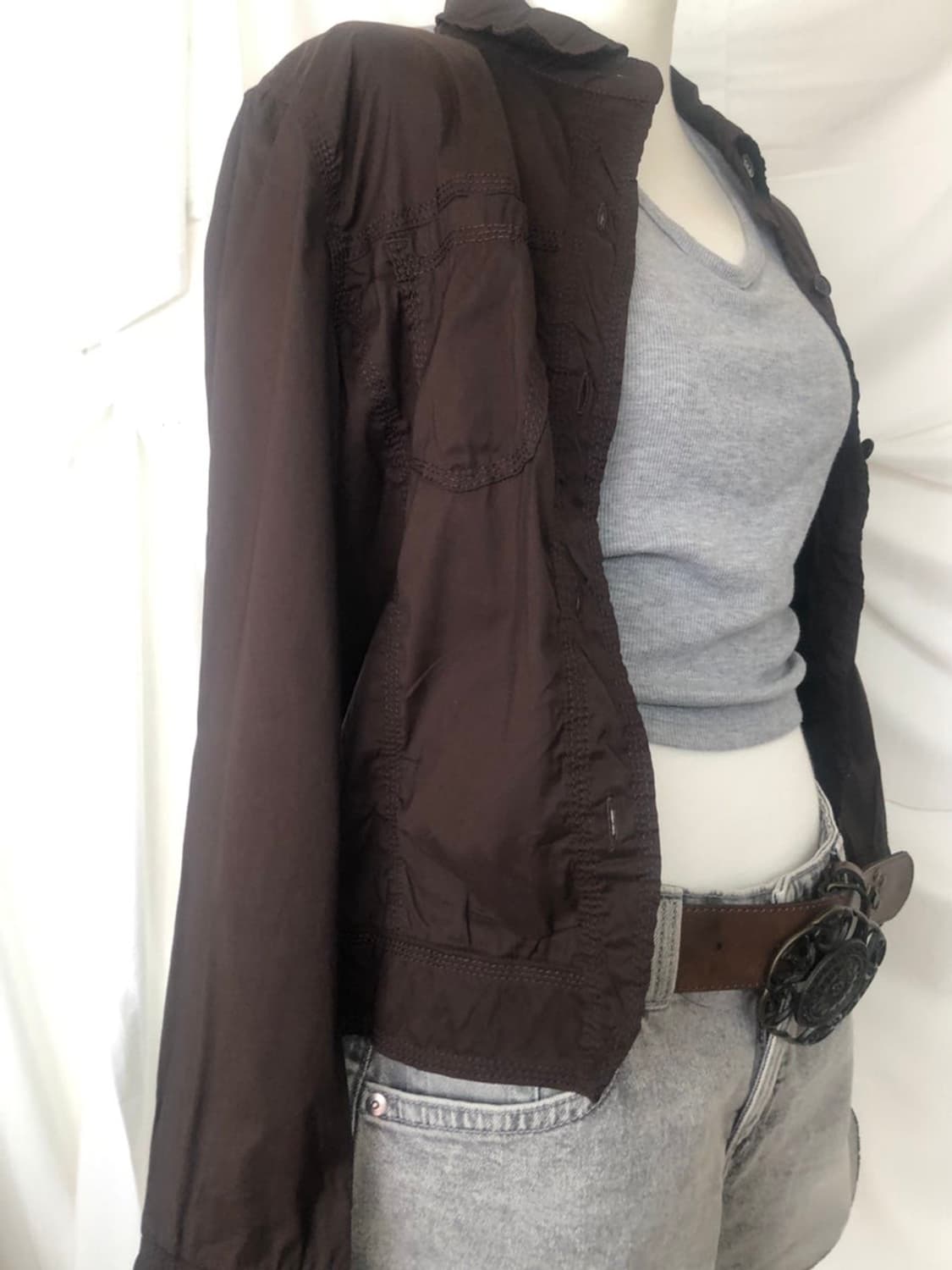 199. khaki shirt JK 상품이미지2