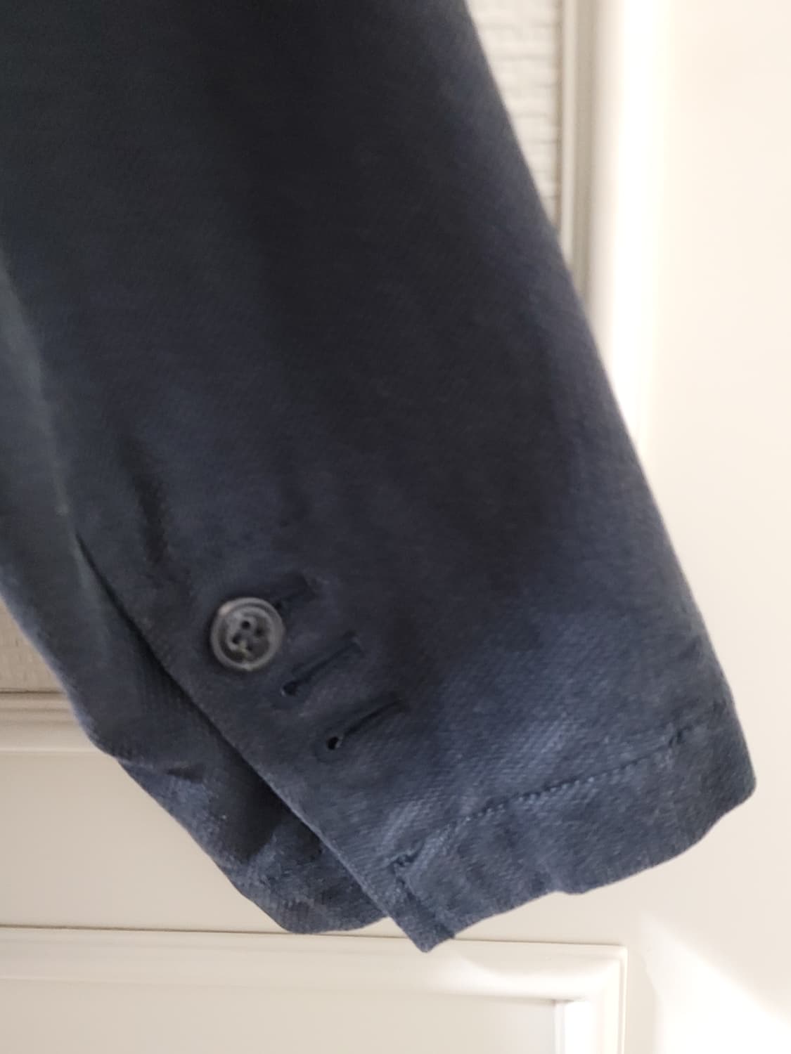 울리치 네이비 면 혼방 자켓 M 사이즈 상품이미지10