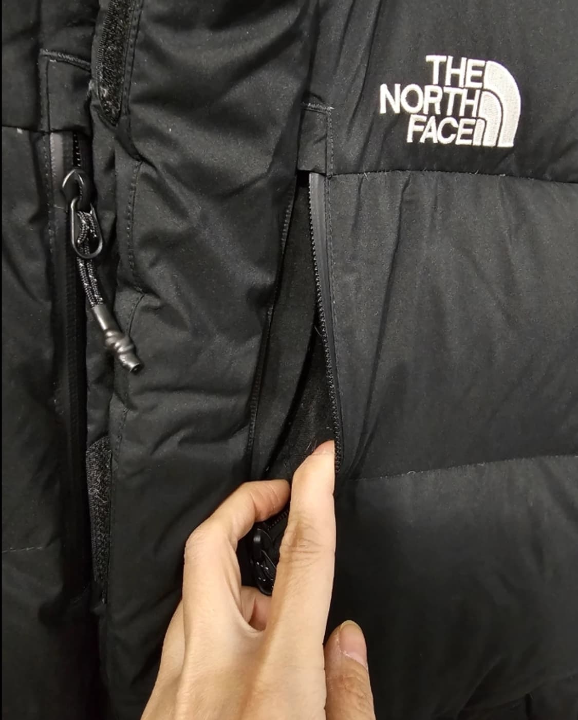 노스페이스 구스 롱패딩 XS (85) 블랙 상품이미지4