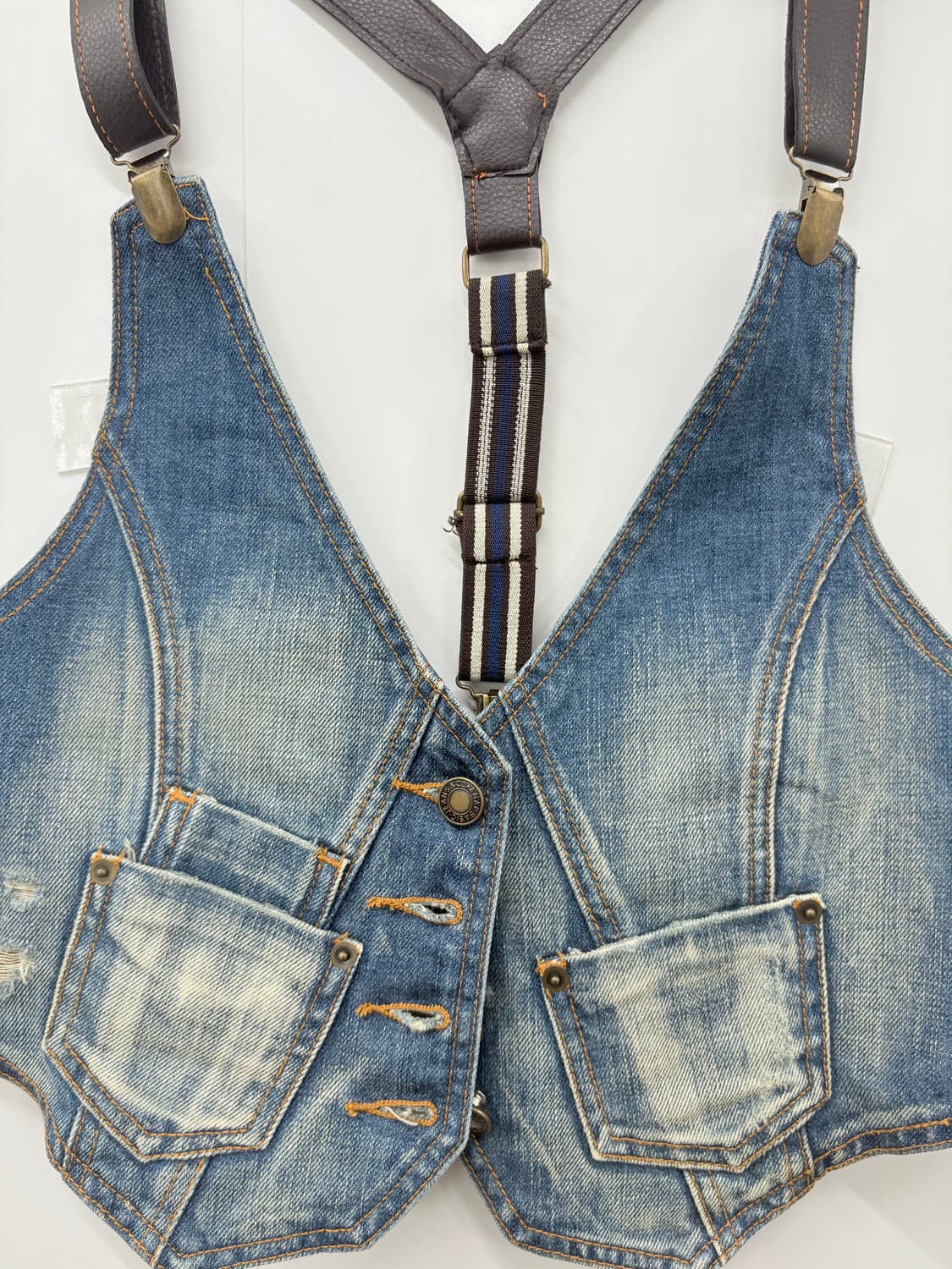 Denim vest 상품이미지2