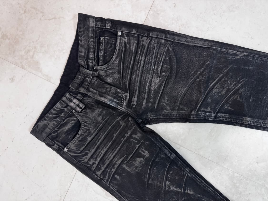 witnessvalley 코팅 데님 XS 스트레이트핏 상품이미지2