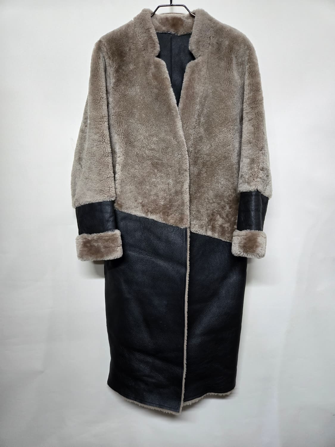 PURPLE QUALITY 코펜하겐 양모 무스탕 코트 M 상품이미지1