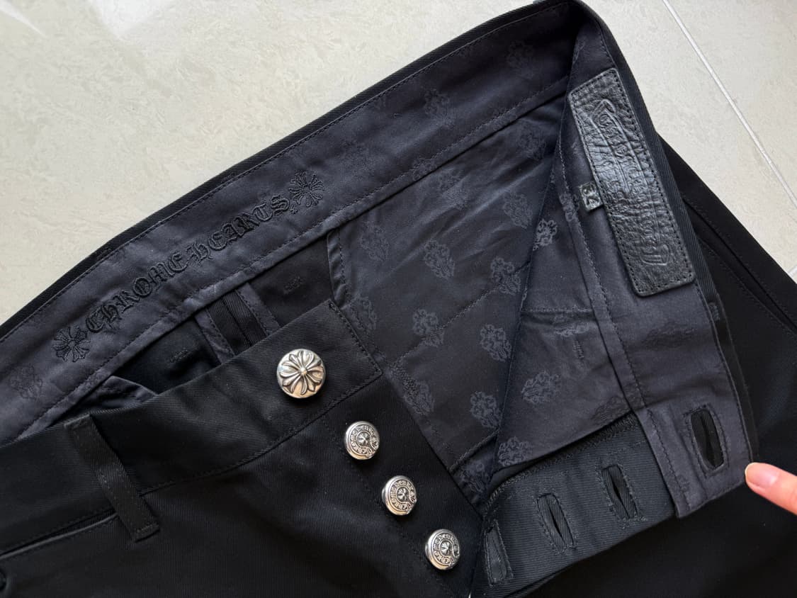 크롬하츠 RS 부츠컷  블랙 팬츠  상품이미지1