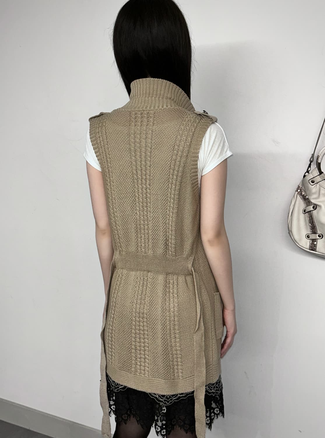 Napoleon Button Knit Rope Cardigan 상품이미지4