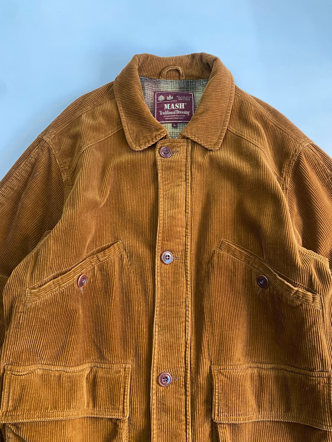 [L] MASH 브라운 코듀로이 자켓 상품이미지3
