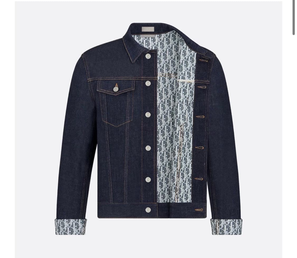 디올 오블리크 데님자켓 (정품 상품이미지2