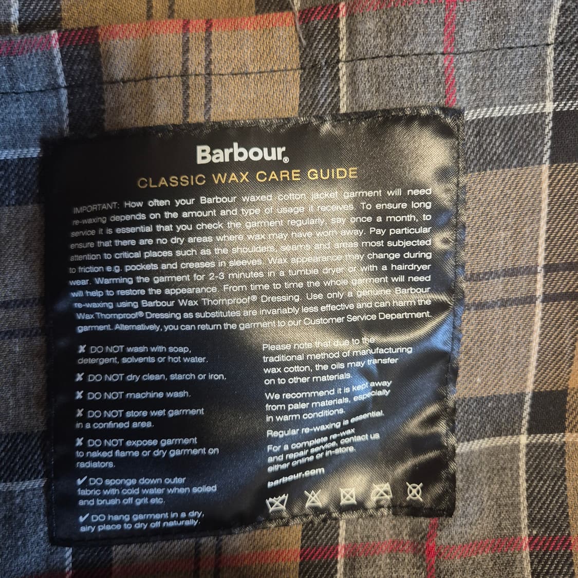 바버 인터내셔널 오리지널 왁스 자켓 (UK 38)-실착 5회, 본인 착샷 상품이미지5