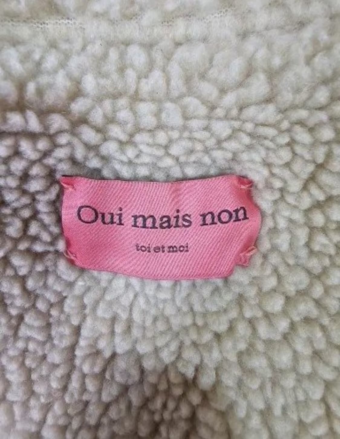 oui mais non 위메농 뽀글이 오버핏 베이지쟈켓 105-110 상품이미지8